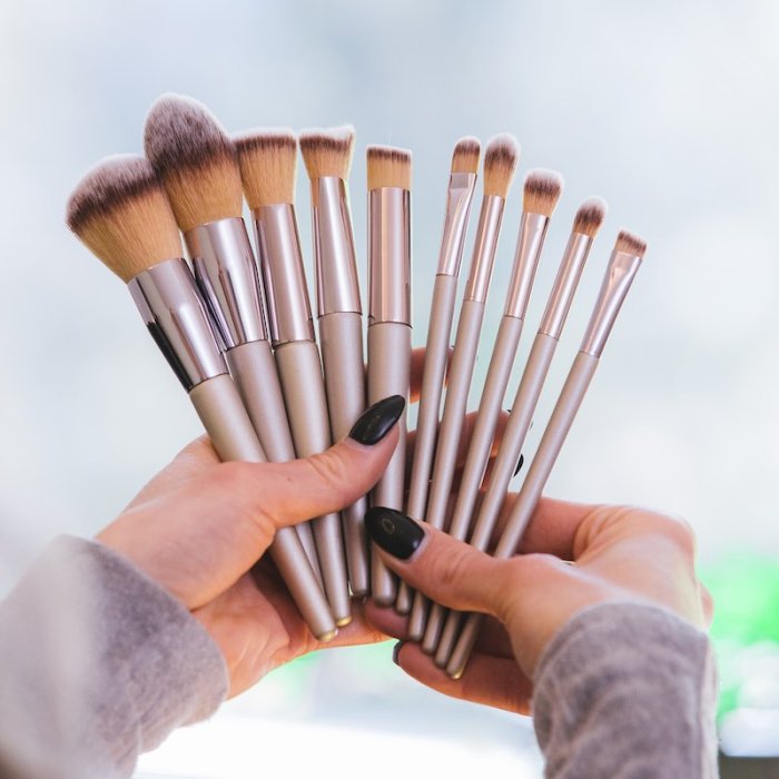 Professionelle makeup børster (10 stk)