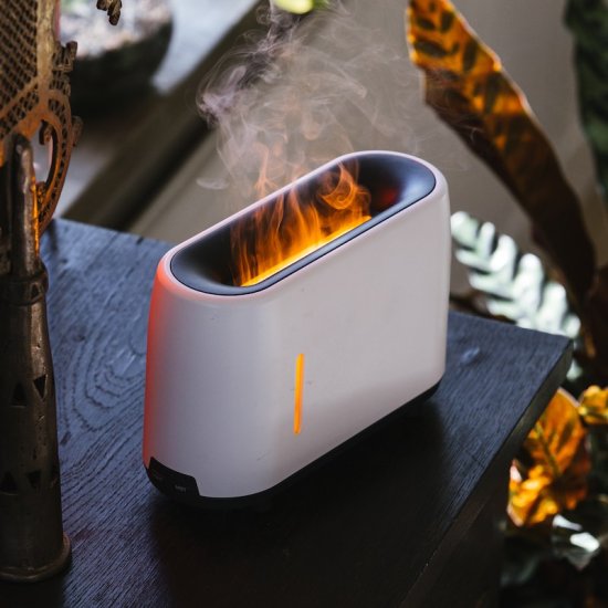 Elektrisk pejs - Visuel brand af damp - Klik på billedet for at lukke