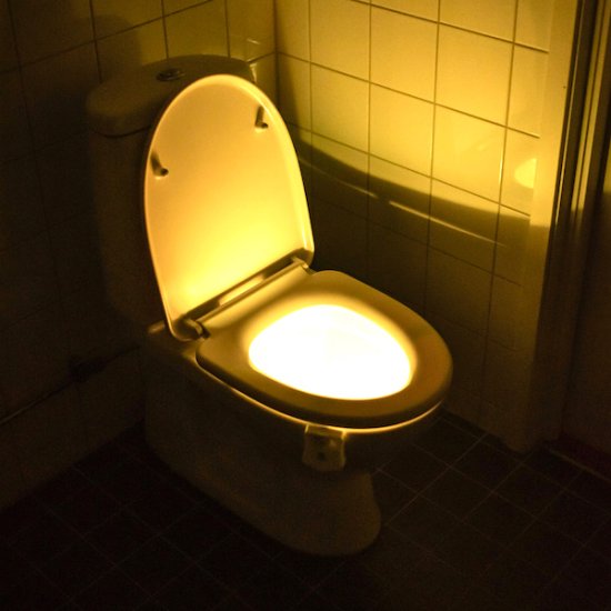 LED-belysning til WC - Klik på billedet for at lukke