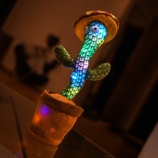 Dansende kaktus med USB - Klik på billedet for at lukke
