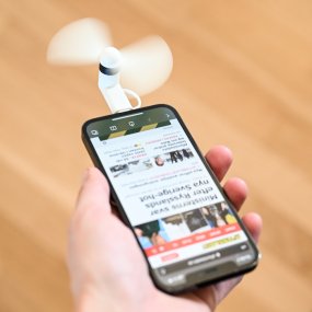 Mini-ventilator til iPhone og Android