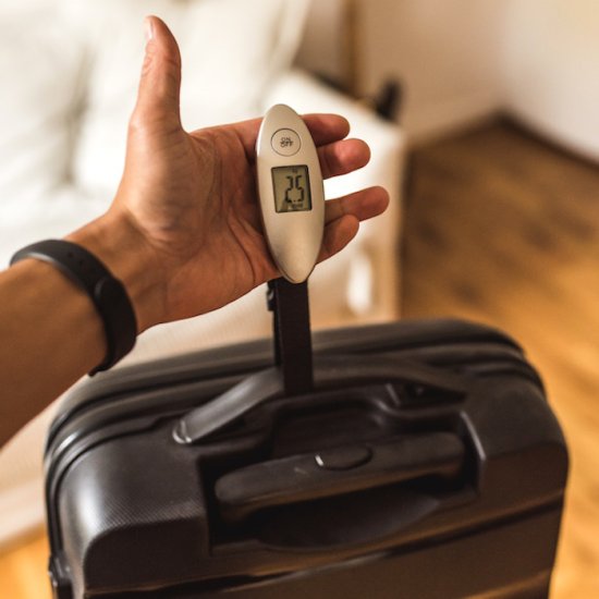 Digital vægt til bagage - Op til 40 kg - Klik på billedet for at lukke