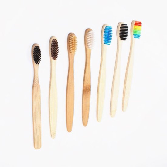 Bambus tandbørste (7-pak) - Klik på billedet for at lukke