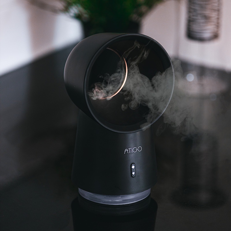 Luftfugter med nattelys