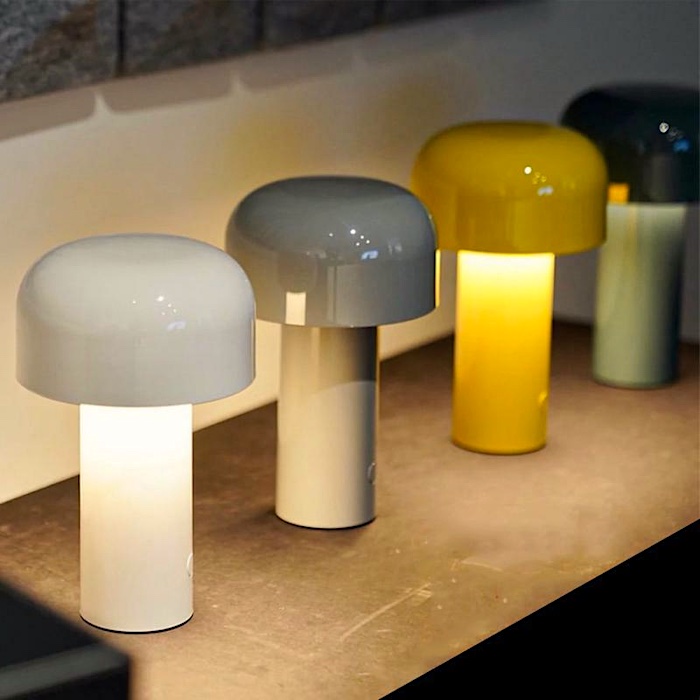 Trådløs bordlampe med dæmper