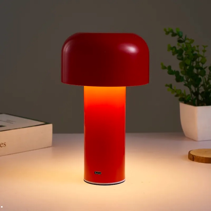 Trådløs bordlampe med dæmper