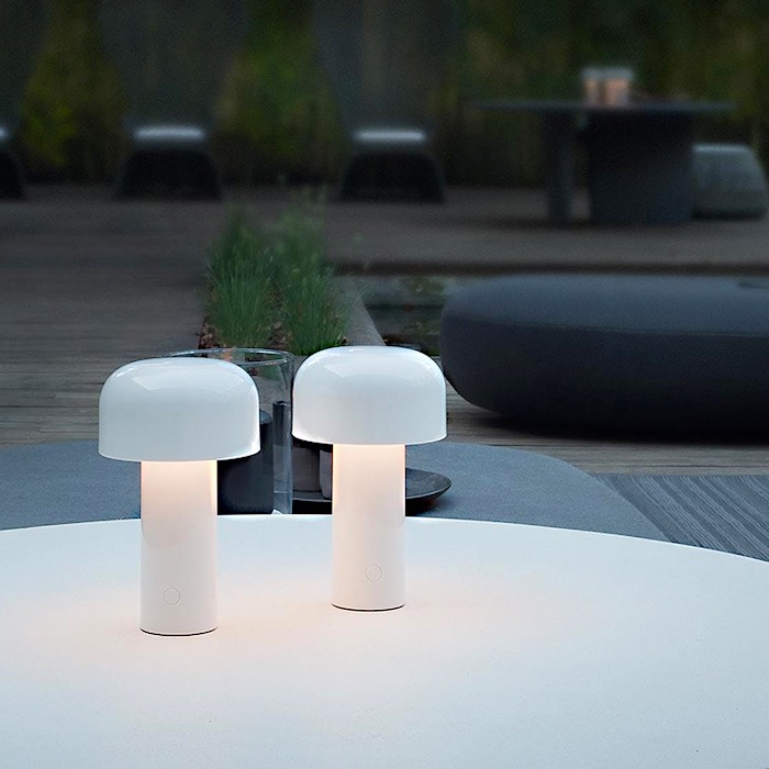 Trådløs bordlampe med dæmper