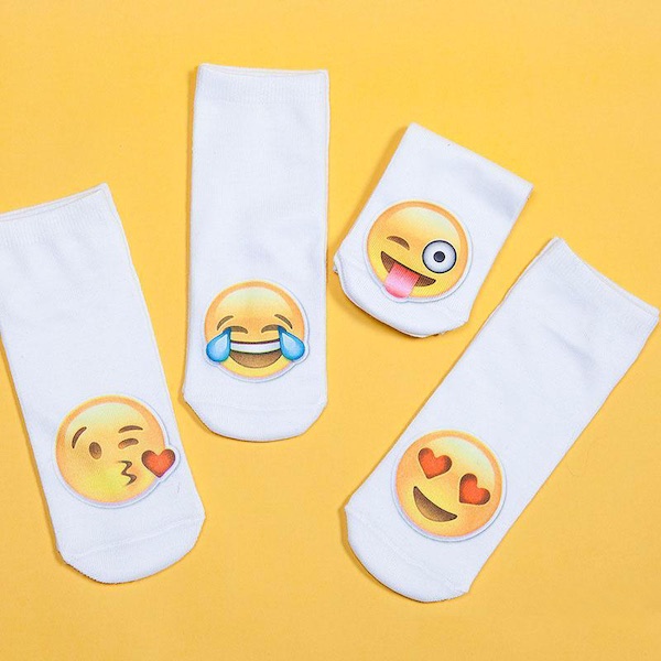 Emoji-sokker (4 par)