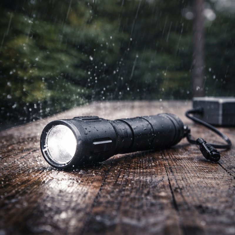 LED lommelygte - genopladelig (USB)