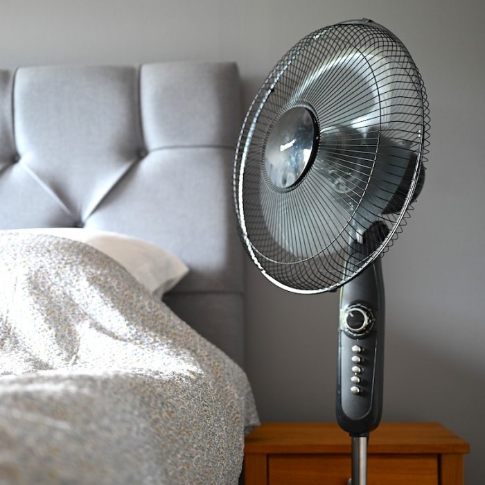 Gulvventilator, der er lydløs