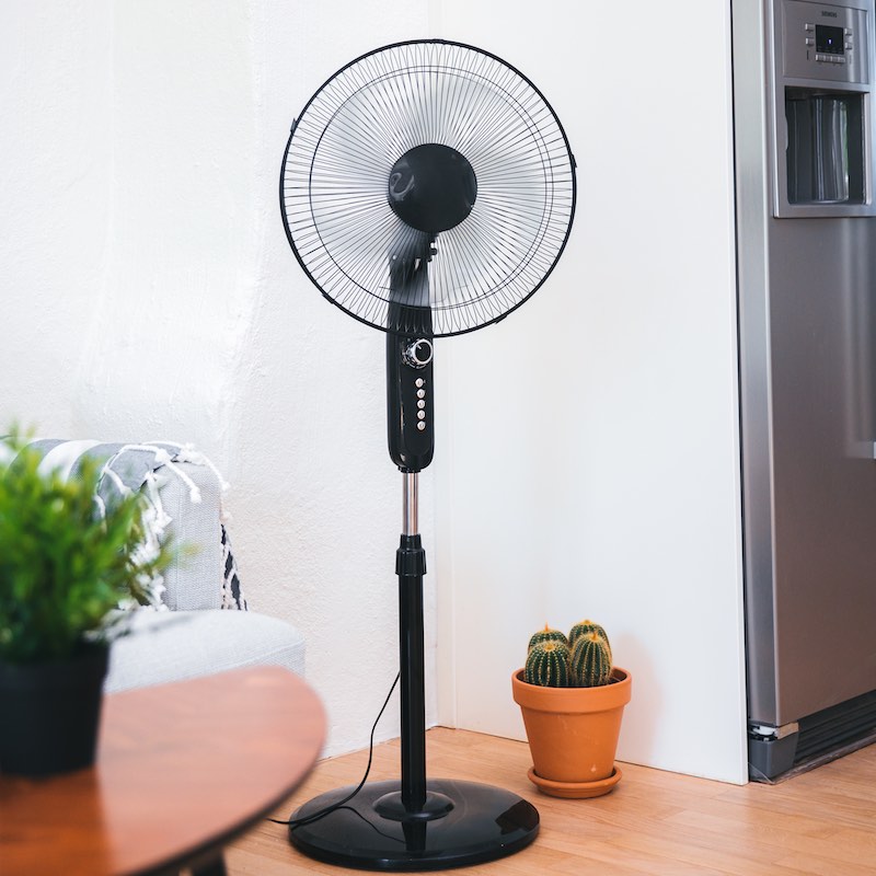 Gulvventilator, der er lydløs
