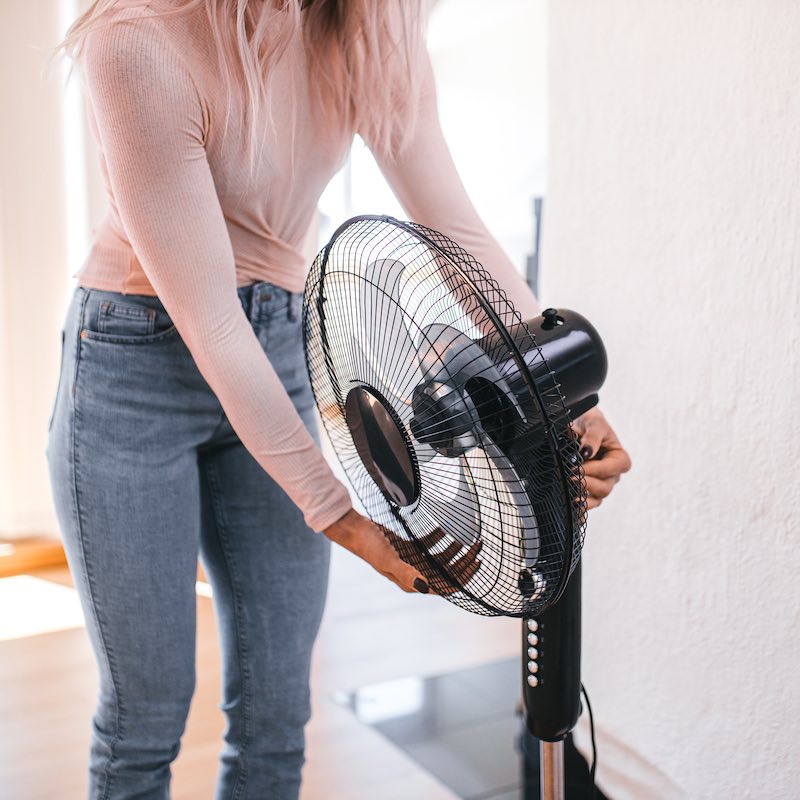 Gulvventilator, der er lydløs