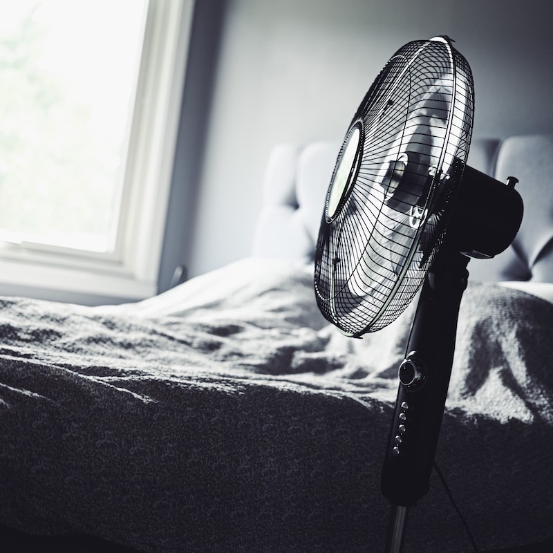 Gulvventilator, der er lydløs