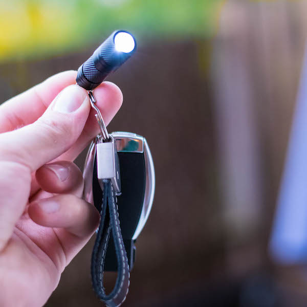 Mini lommelygte USB - vandtæt