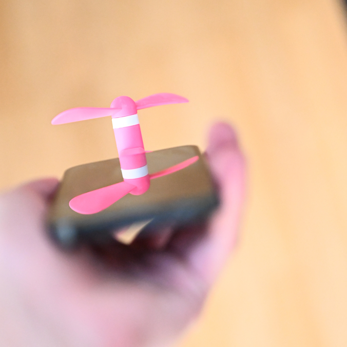 Mini-ventilator til iPhone og Android