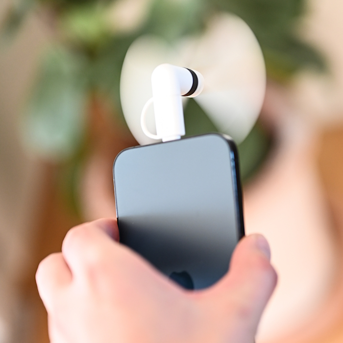 Mini-ventilator til iPhone og Android