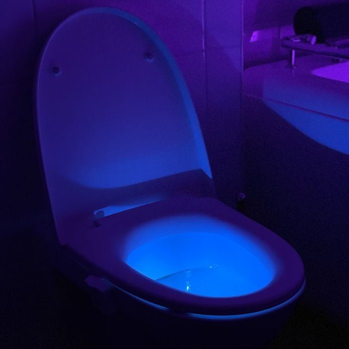 LED-belysning til WC