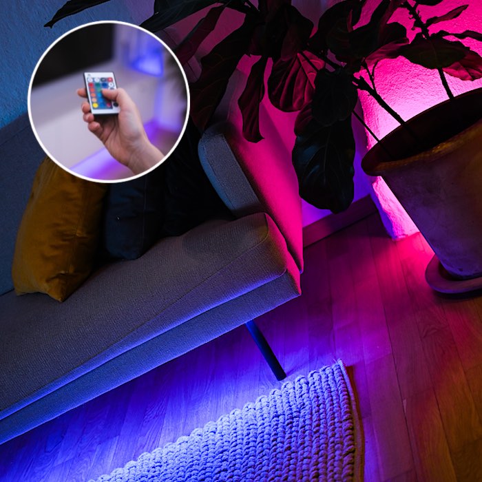 Selvklæbende LED-belysning (3 m)